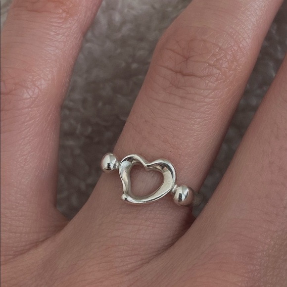 Tiffany & Co. Open Heart Ring Size 4.5 - Picture 4 of 8